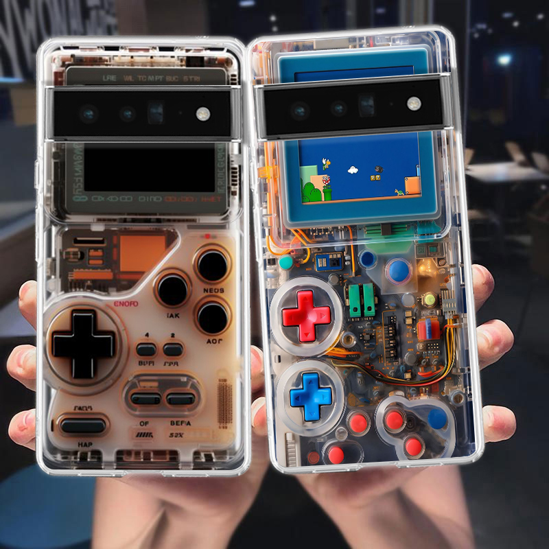 Gaming Console Phone - Penutup Casing Ponsel untuk Google Pixel