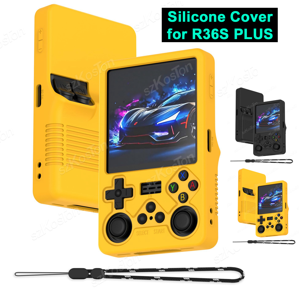 Gaming Console R36S - Penutup Pelindung Silikon untuk Konsol Game