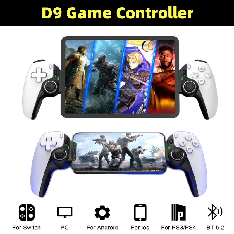 Pengontrol Tablet D9 Pegangan  - Gaming Console Ipad ulasan dan harga