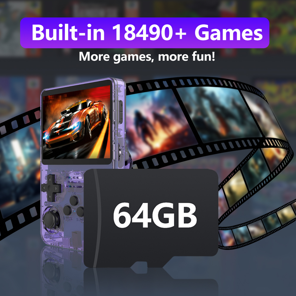 Kartu Game 64GB untuk Konsol G - Gaming Console R36S ulasan dan harga