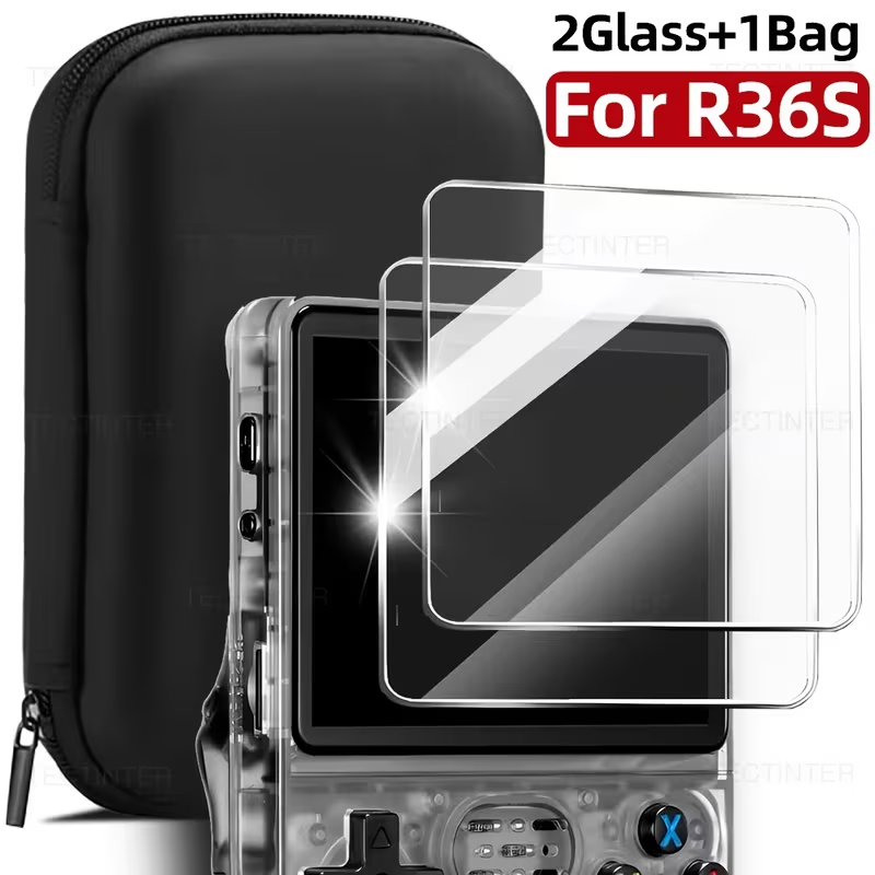 Tas Penyimpanan 3 IN 1 + Pelin - Gaming Console R36S ulasan dan harga