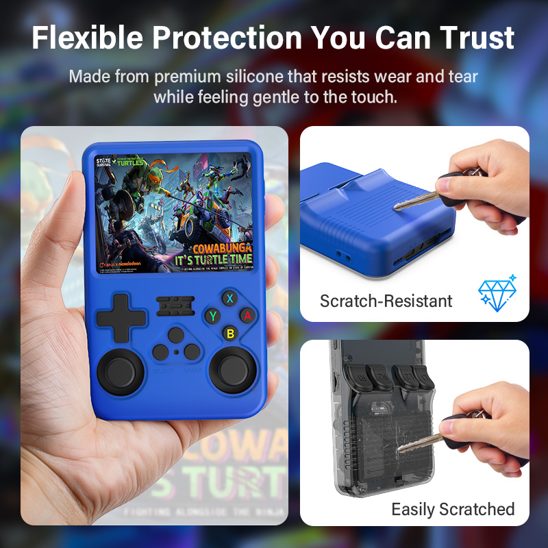 Casing Pelindung Silikon Warna - Gaming Console R36S ulasan dan harga