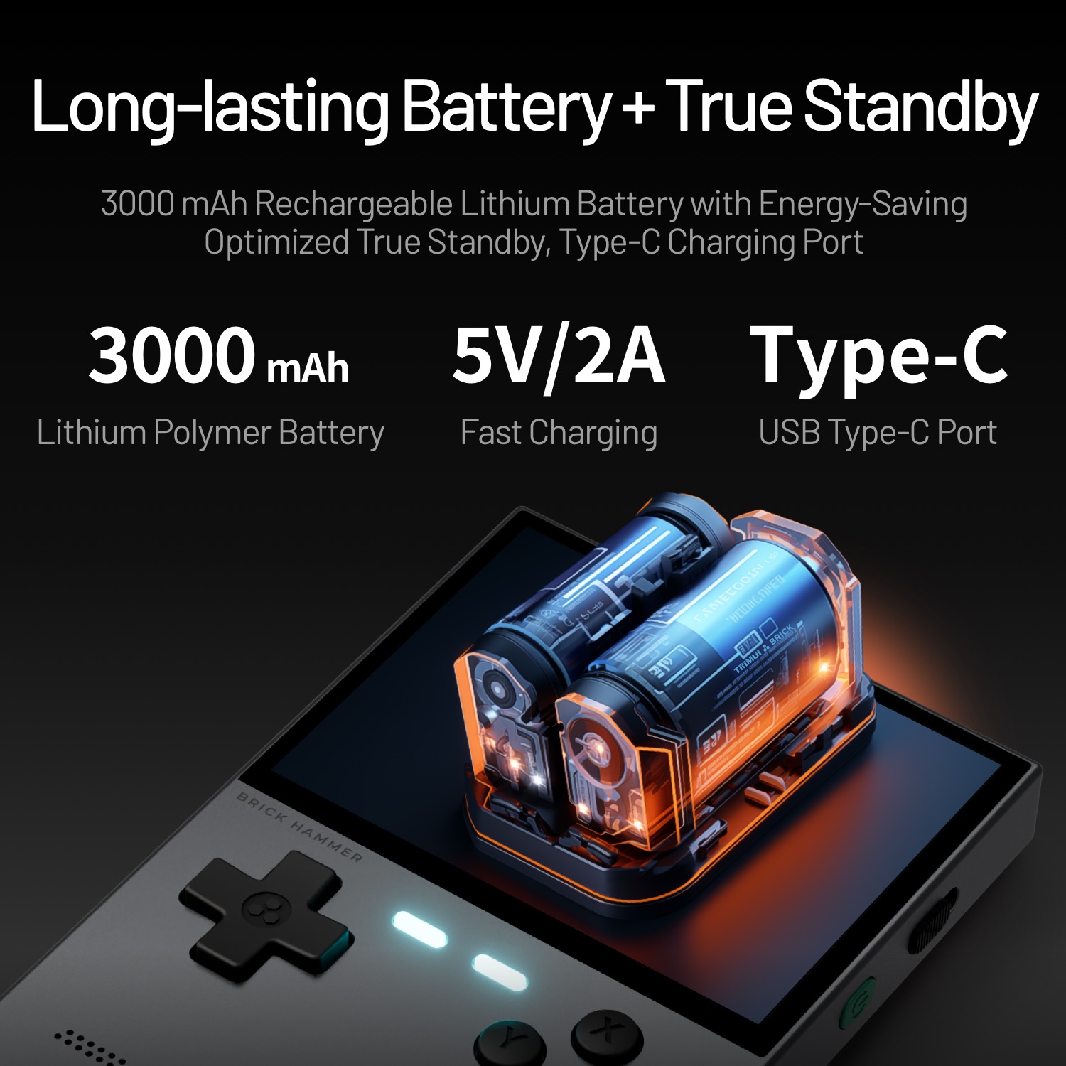 TRIMUI BRICK HAMMER Konsol Gam - Gaming Console Phone ulasan dan harga
