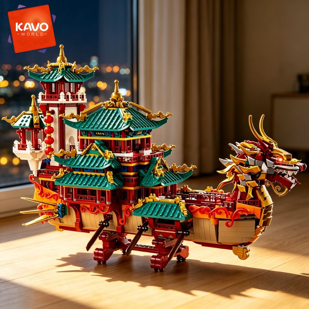 KAVOWORLD 2453pcs Blok Banguna - Gaming Console Lego ulasan dan harga