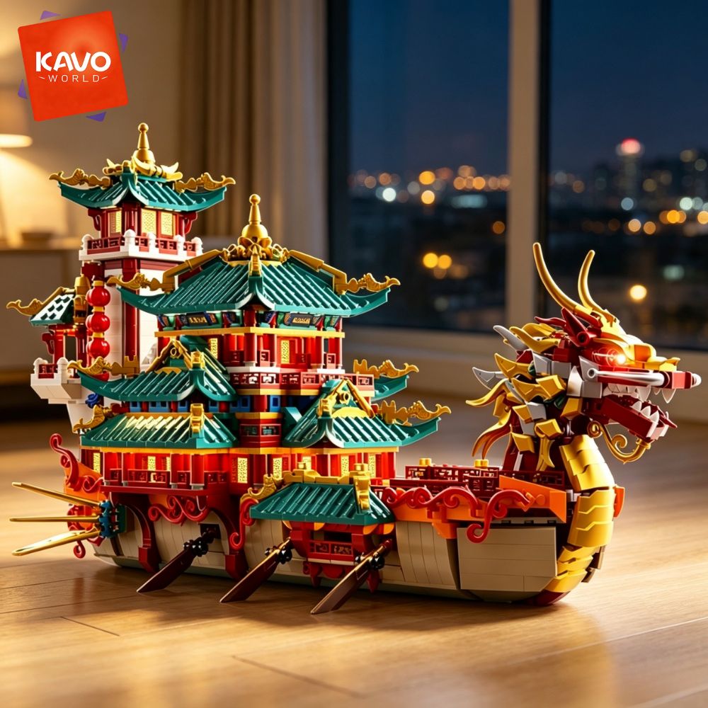 KAVOWORLD 2453pcs Blok Banguna - Gaming Console Lego ulasan dan harga
