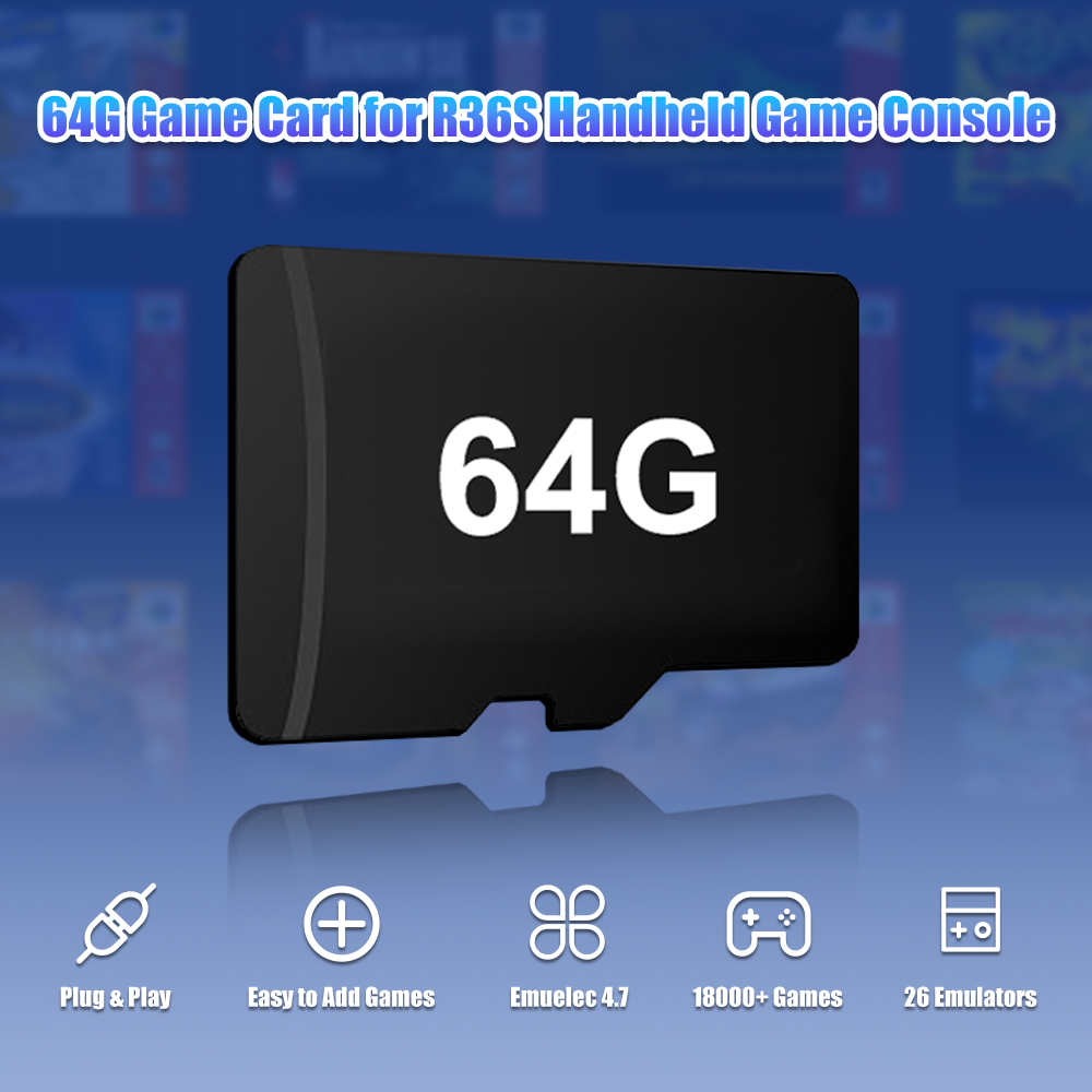 Kartu TF Game 64G untuk Konsol - Gaming Console R36S ulasan dan harga