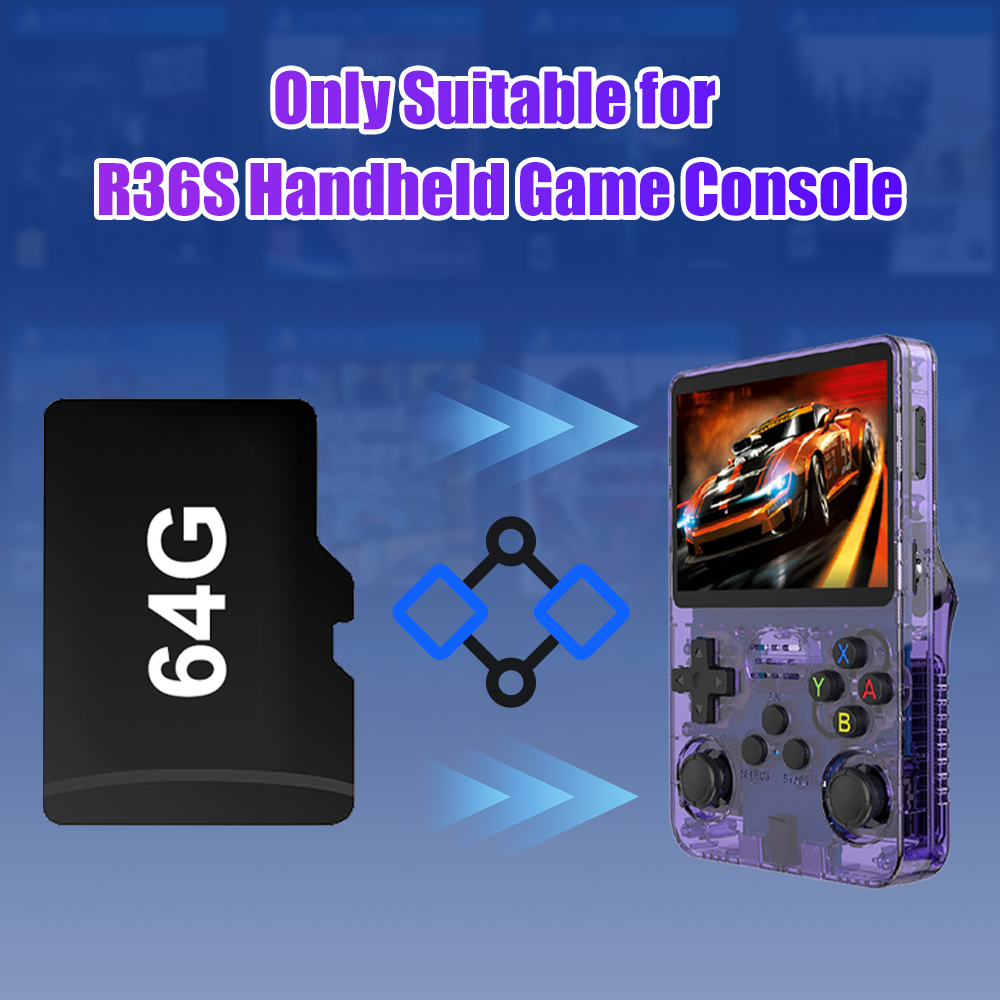 Kartu TF Game 64G untuk Konsol - Gaming Console R36S ulasan dan harga