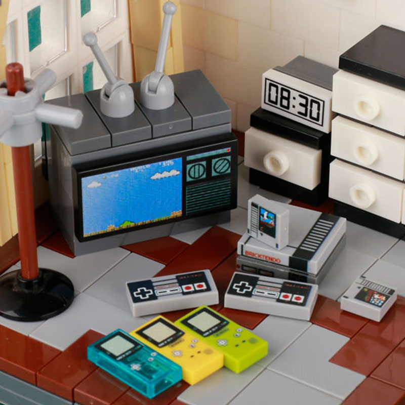 MOC konsol permainan Model kom - Gaming Console Lego ulasan dan harga
