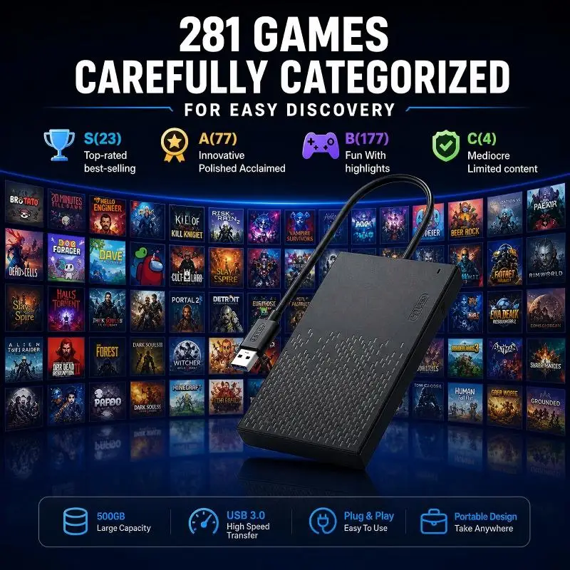 ZieBuddy Hard Drive Game Plug  - Gaming Console Download ulasan dan harga